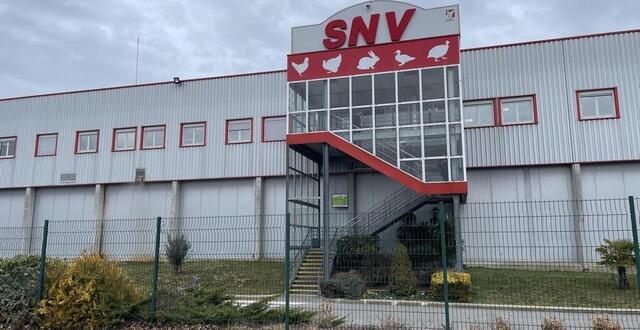 photo l’usine agroalimentaire snv, où a eu lieu un accident du travail mortel, le 23 mai 2024. 